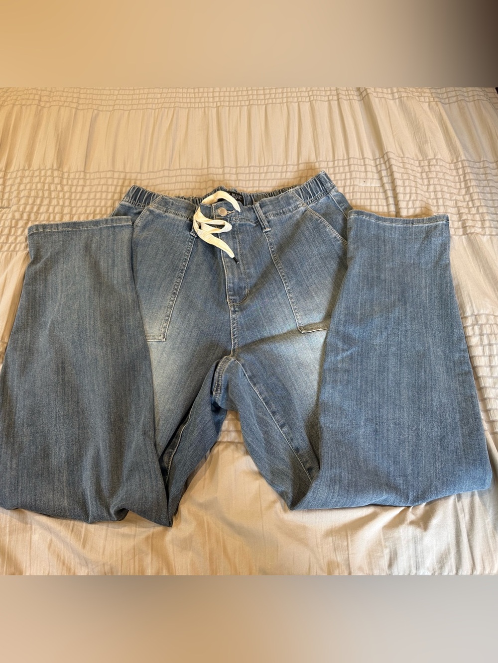 Judy Blue High Waist Pull On Jogger Jeans JB88496 Size 16W Pockets Drawstring - Picture 7 of 7